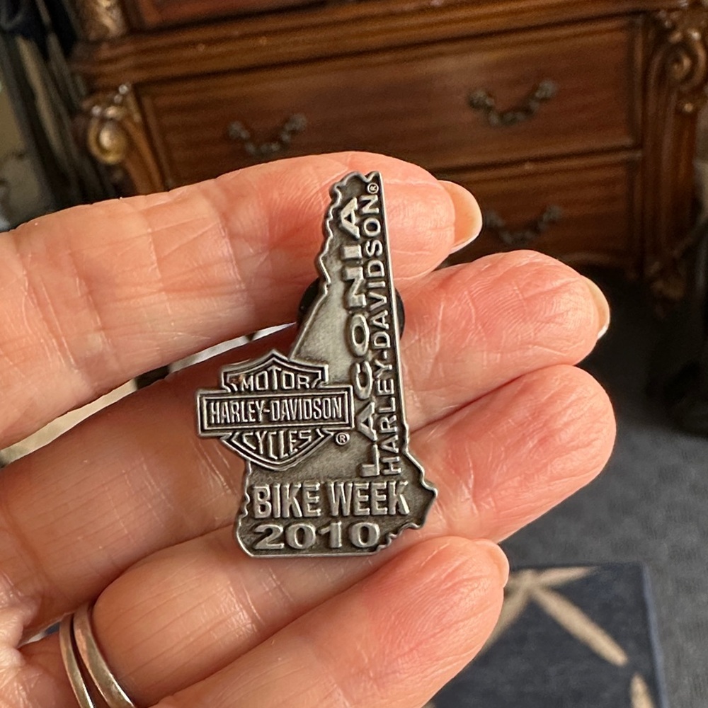 Harley-Davidson Pewter Laconia Bike Week 2010 Pin